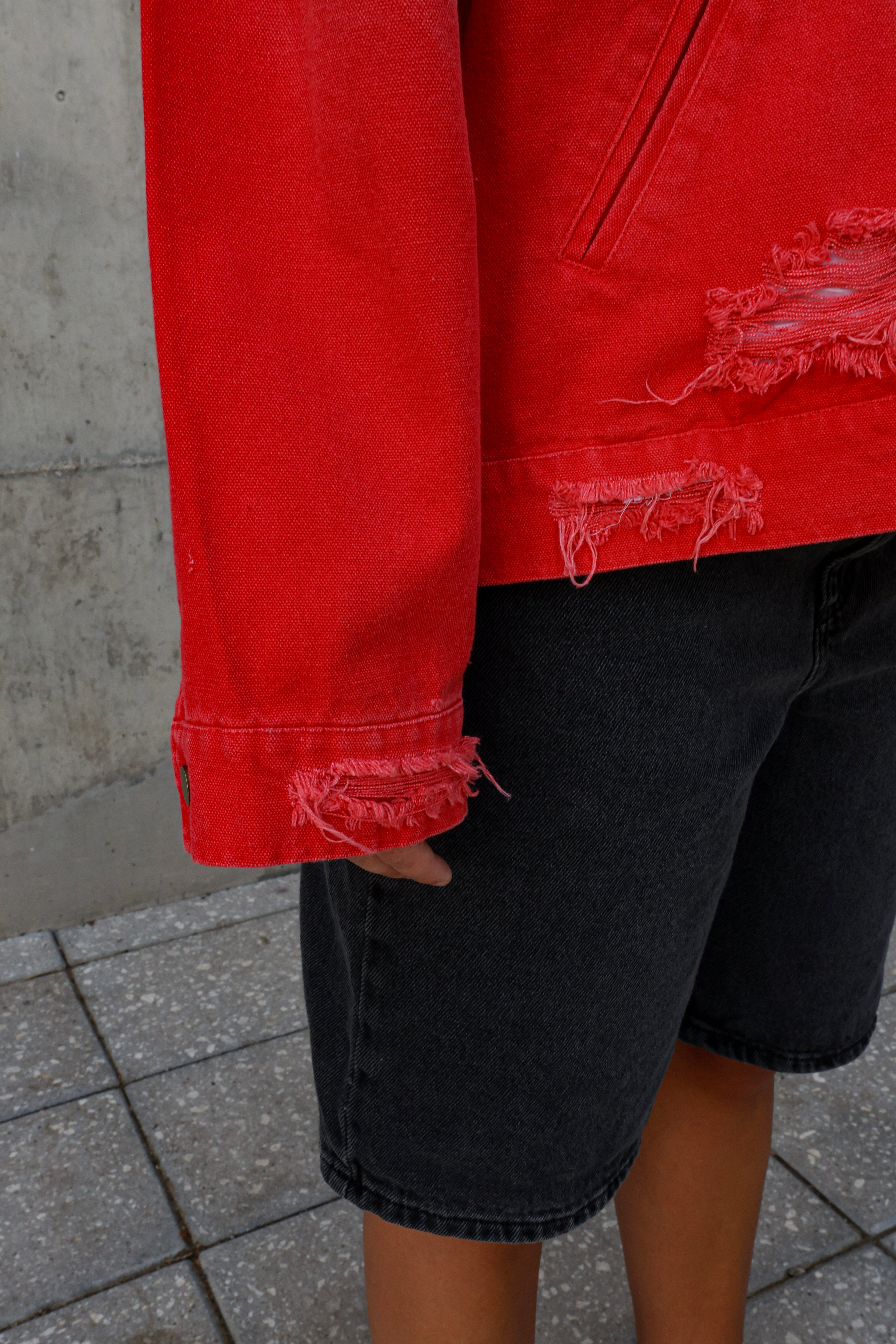 "Jesus Loves You" Denim Jacket