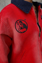 "Jesus Loves You" Denim Jacket