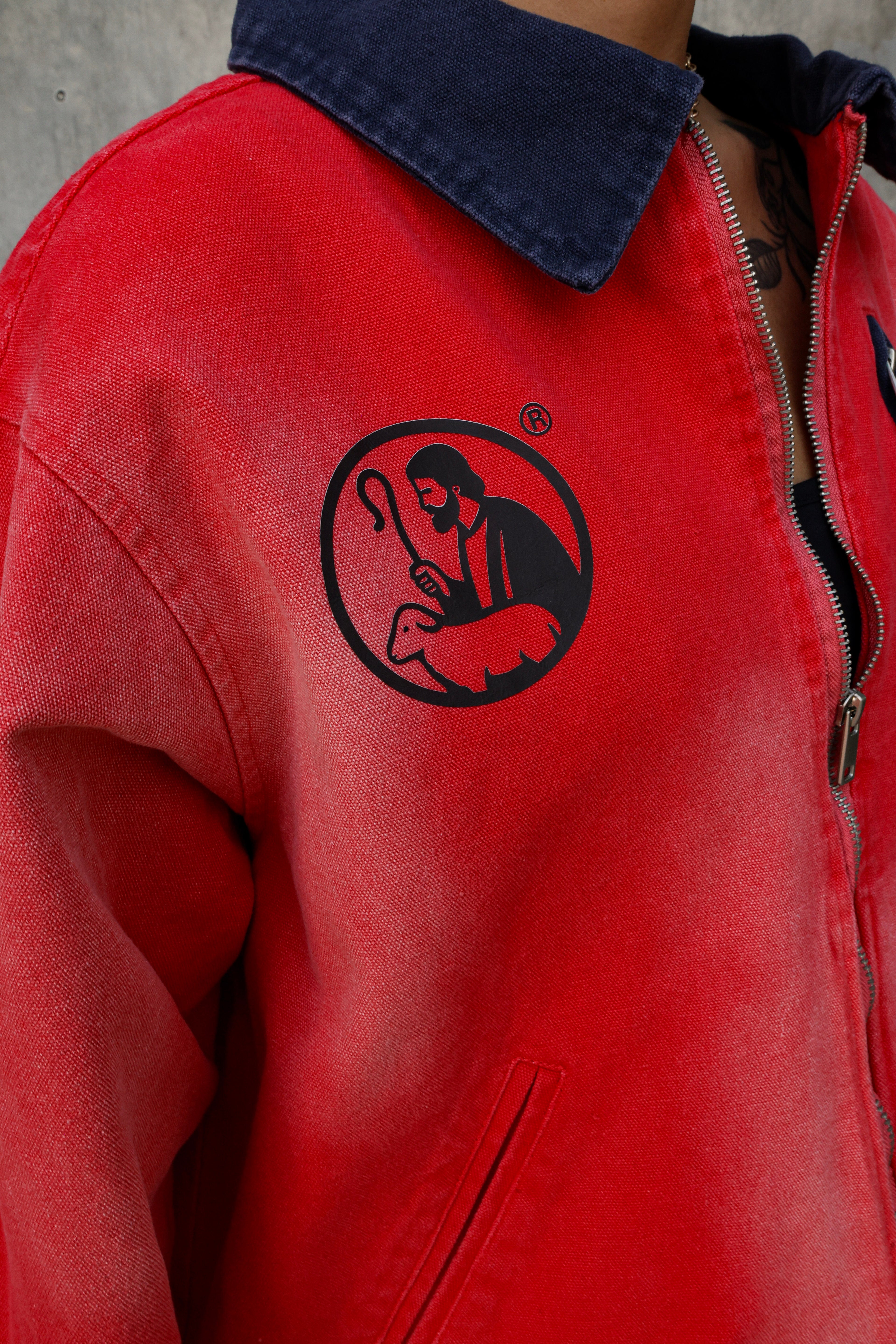 "Jesus Loves You" Denim Jacket