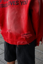 "Jesus Loves You" Denim Jacket