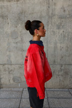 "Jesus Loves You" Denim Jacket