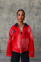 "Jesus Loves You" Denim Jacket