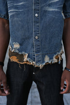 Jesus Saved Me Denim Shirt