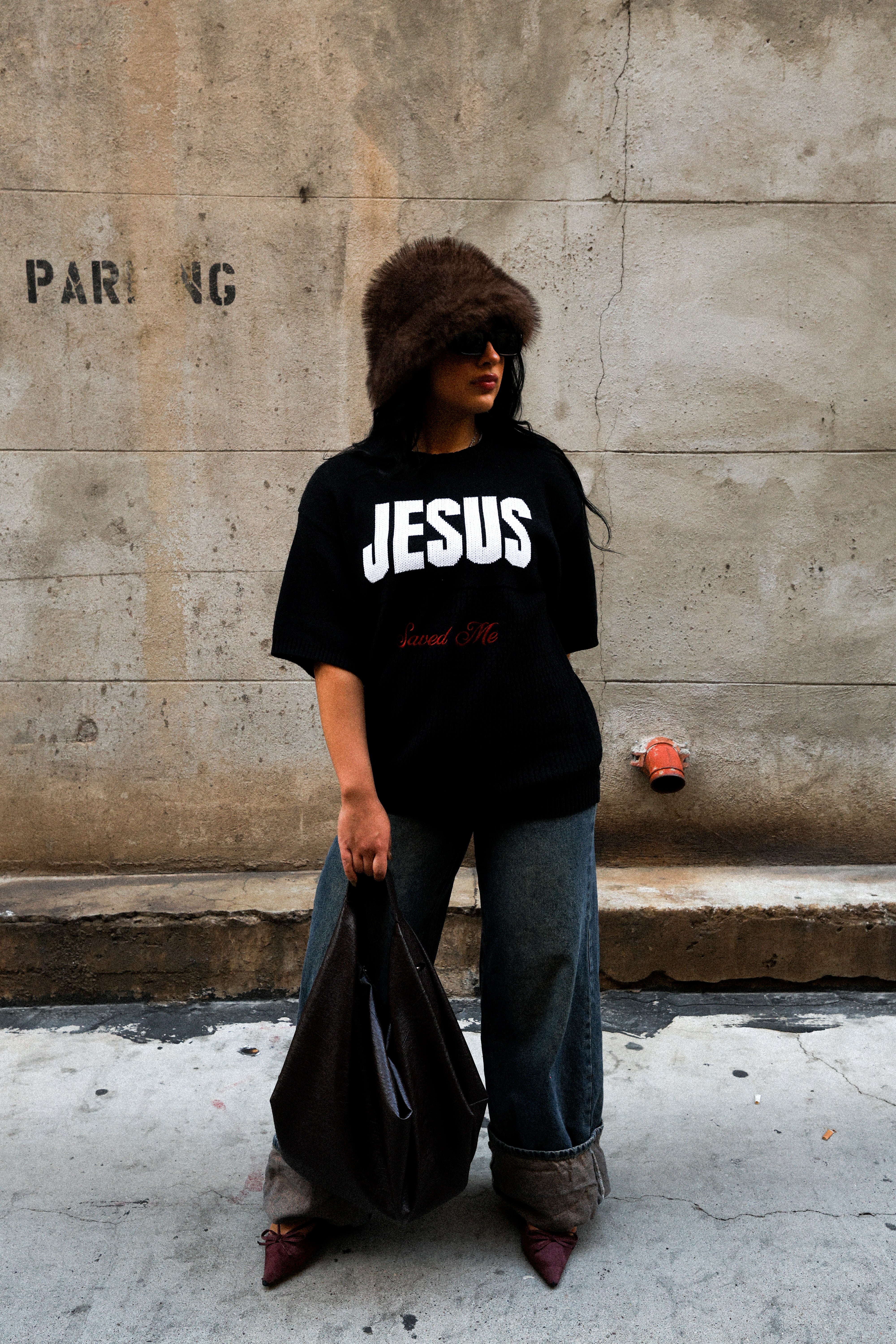 Jesus Saved Me knitted shirt